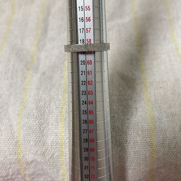 Vintage SETA O Elegant Silver Ring with Crystal Charm - Picture 5 of 8